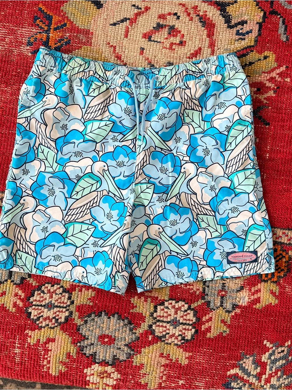 Vineyard Vines Pelican Swim Trunks Size Large